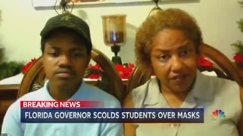 Outrage After Florida Gov. DeSantis Yells at Teens For Wearing Masks