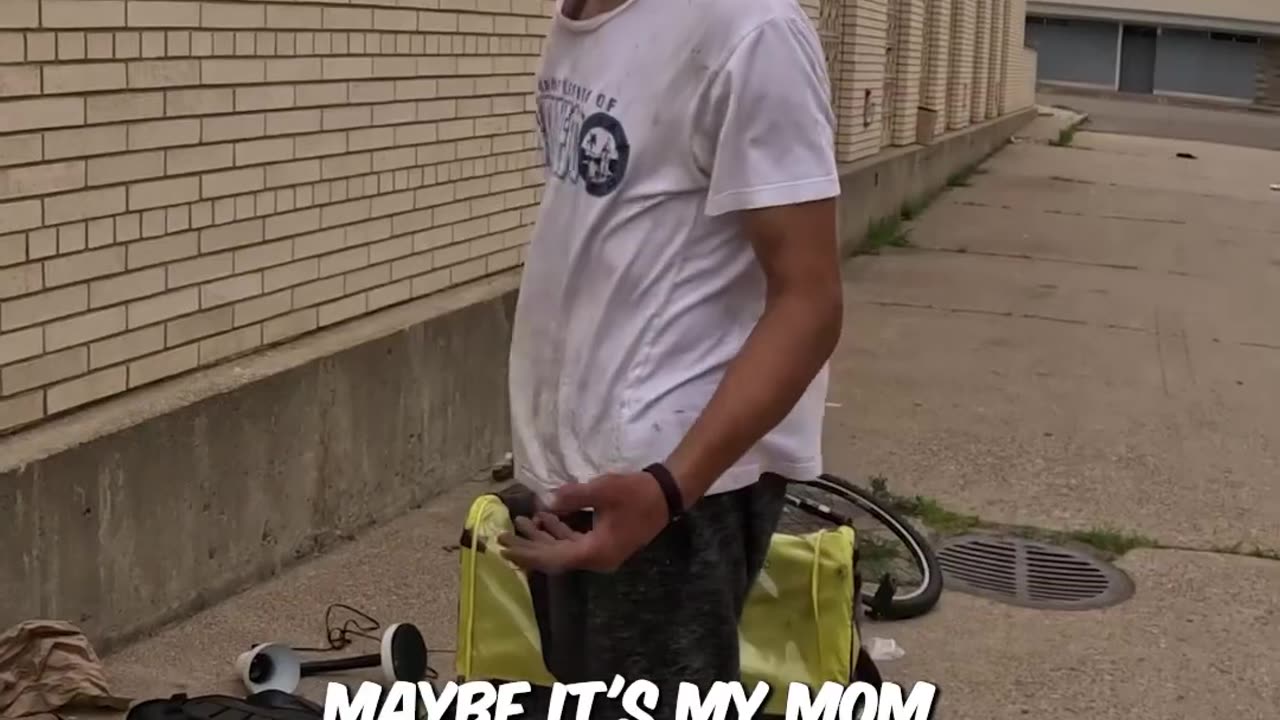 Giving a Homeless Man His FAVORITE Things!_Full-HD