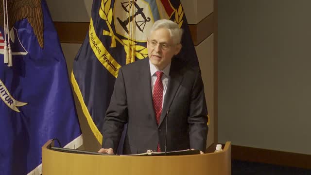 Attorney General Garland Addresses Law Enforcement at the ATF's Police Executives Forum