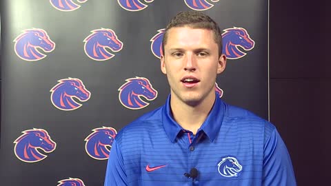 Bronco players and Coach Harsin talk about passing of Lyle Smith