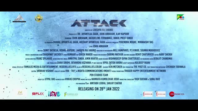 Attack Official Teaser John A, Jacqueline F, Rakul Preet S Lakshya Raj Anand Jan 28th
