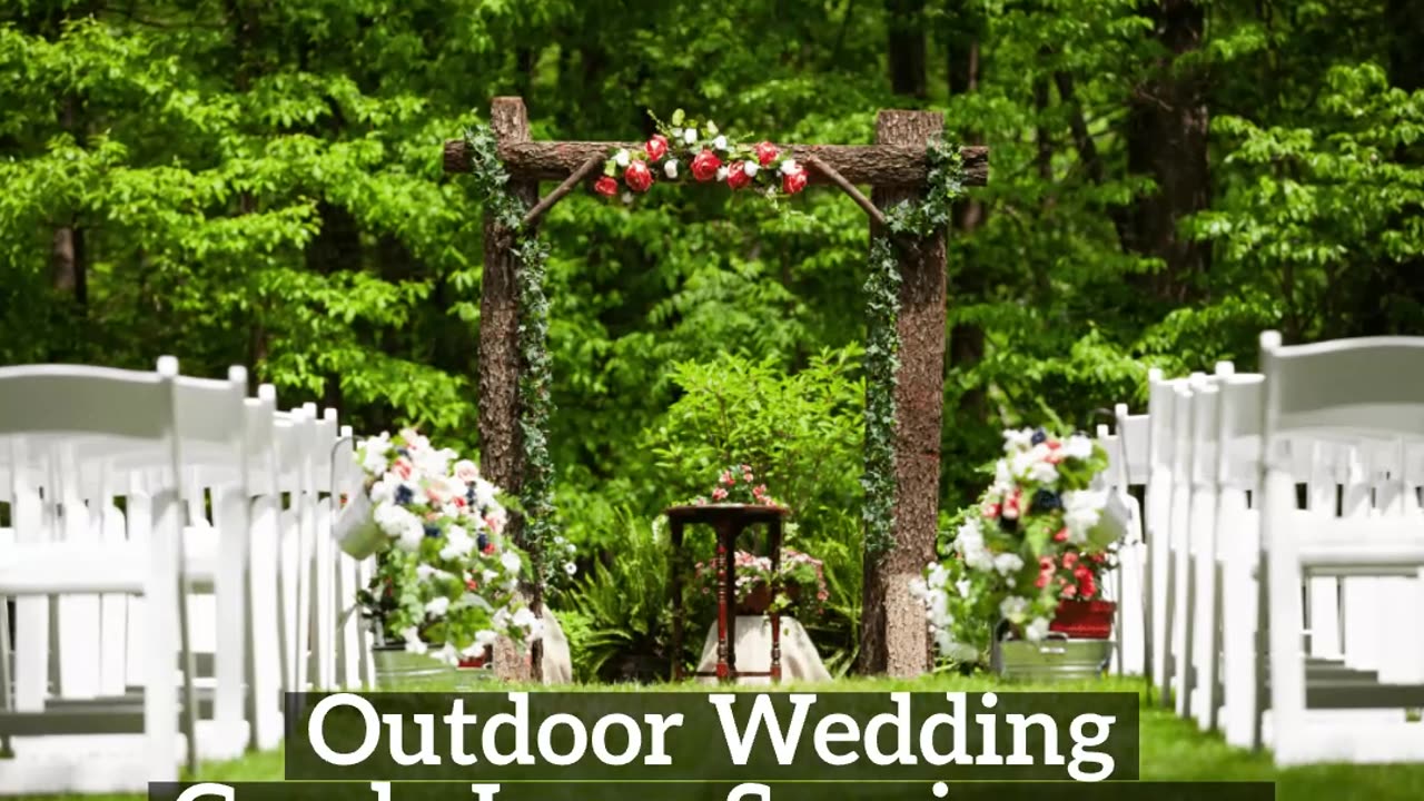 Outdoor Wedding Williamsport Maryland Landscape Company