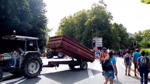 Demonstrace proti věznění aktivistů za samostanost v Baskicku ve Francii2