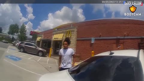 BODYCAM Man Wanted For Murder Calls Police Over Cold Fries