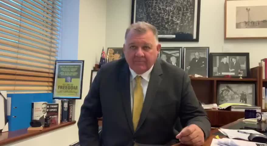 Australia | MP Craig Kelly Destroys Dan Andrews for his Human Rights Abuses in Victoria