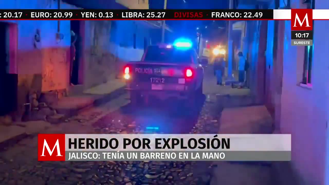 En Tlaquepaque, un hombre manipula un cartucho de pólvora y le explota en la mano