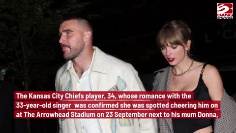 Travis Kelce has denied shoving Taylor Swift's bodyguard.