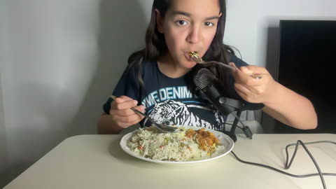 ASMR Chicken Curry Mukbang