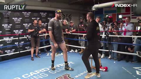 Pogledajte kako se Tyson Fury priprema za okršaj s Wilderom