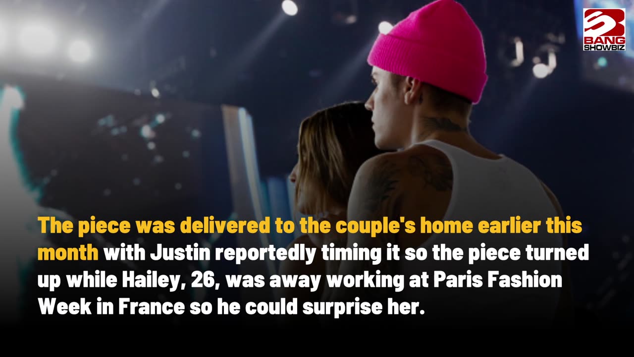 Justin Bieber splashes cash on a special gift for his wife.