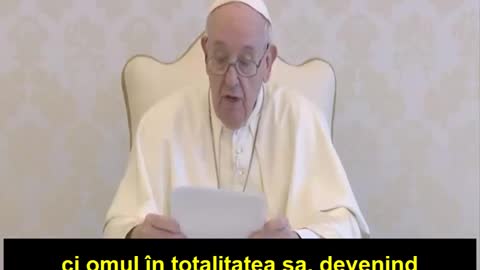 Mesajul video al Papei Francisc pentru lansarea platformei Laudato Si.