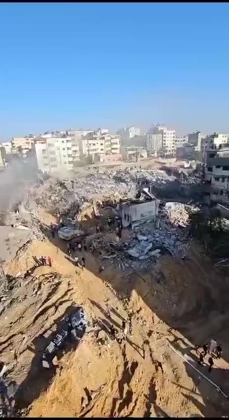 Israeli bombing in Khan Younis, Gaza