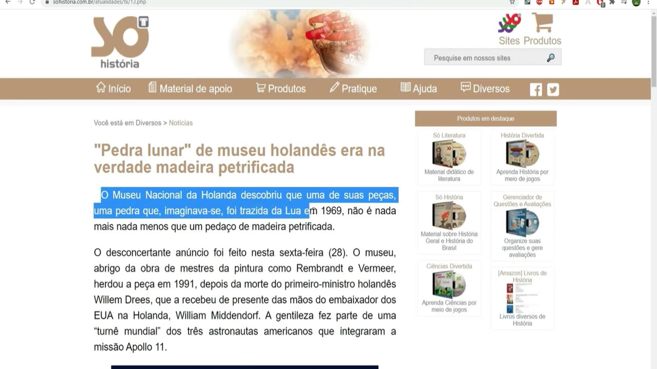 Canal Evidências - 1TY7veFu7dY - VEJA ISSO FOLHA DE ÁRVORE É ENCONTRADA NA LUA