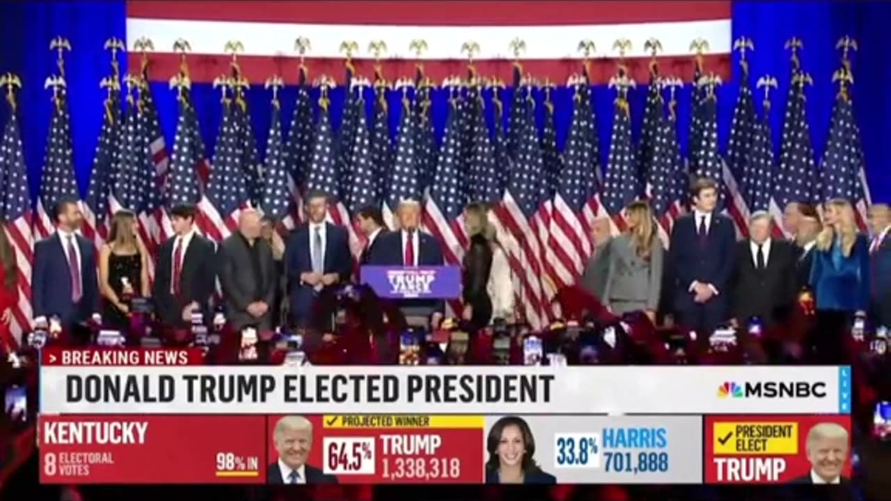 MSNBC "the race was over before it began"