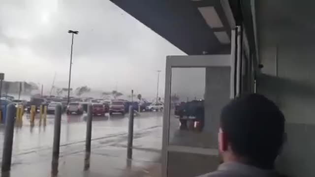 Strong Tornado Hits Round Rock, Texas