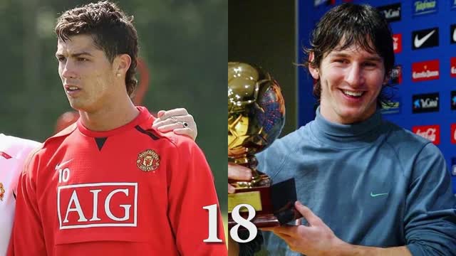 Cristiano Ronaldo vs Lionel Messi transformation