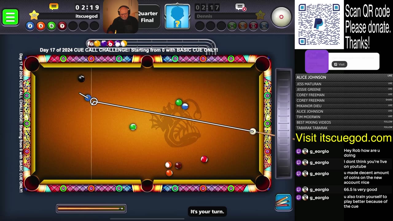 The 8 Ball & 9 Ball Pool LIVE Show with ITSCUEGOD