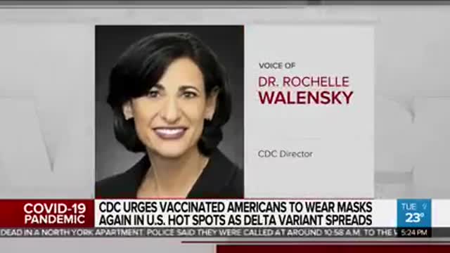 CDC makes U-turn on masking guidelines for vaccinated individuals.