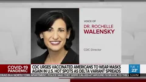 CDC makes U-turn on masking guidelines for vaccinated individuals.