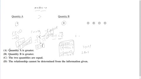 Chain of Innequalities. Practice GRE with a Cambridge PhD.