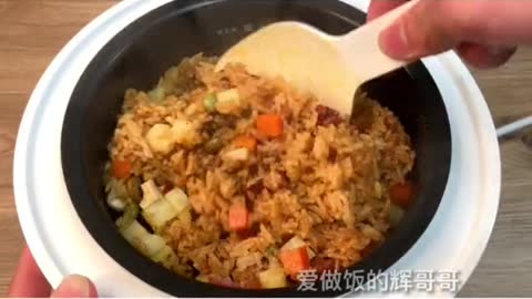 How to do if the white rice at home is not delicious? Do it with me