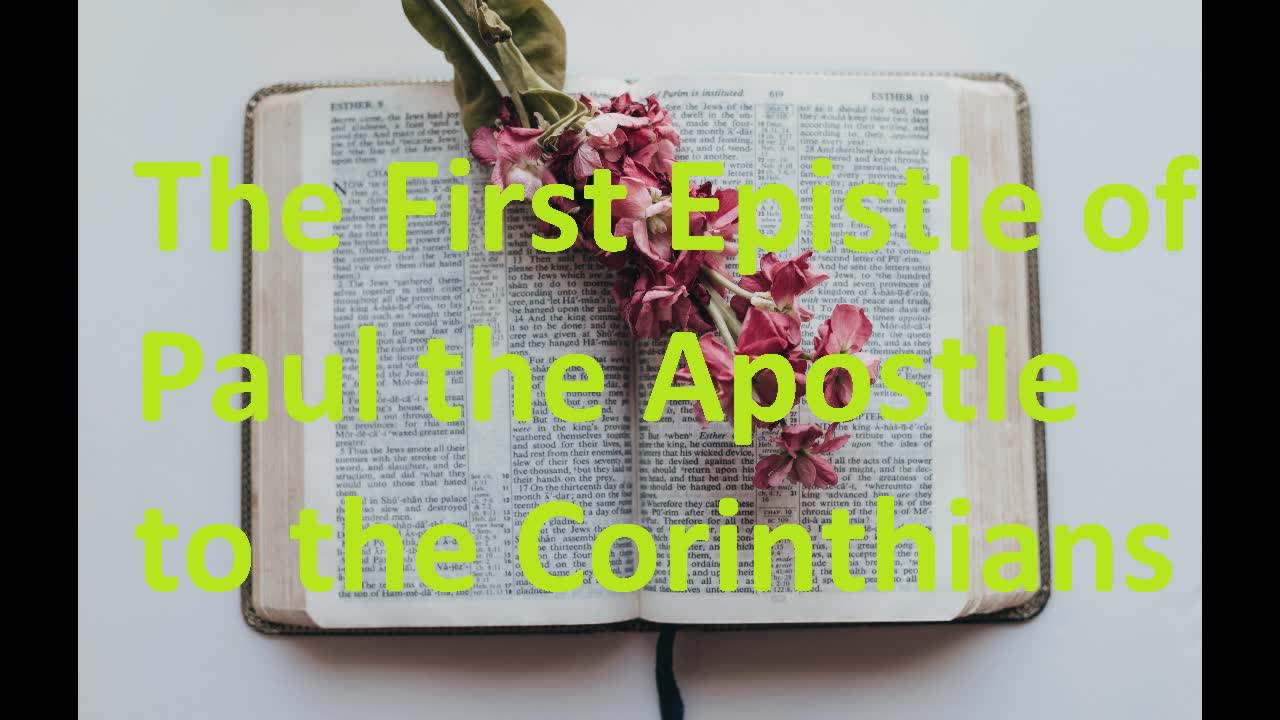 The First Epistle of Paul the Apostle to the Corinthians, New Testament