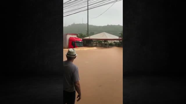 flooding in brazil !!