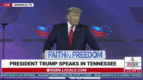 TRUMP : "In America we don't worship government