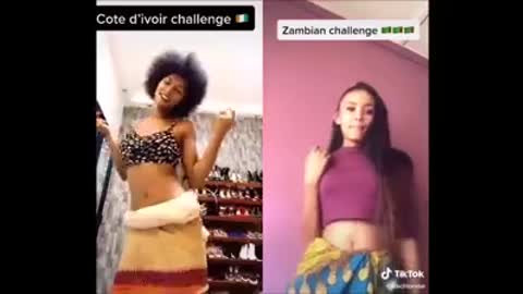Viral video african waist challenge