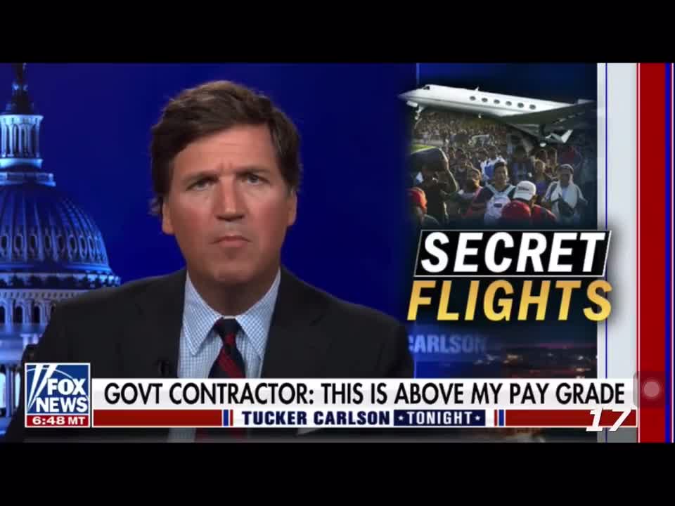 Tucker EXPOSES Feds Flying Migrants Across The US: "What You Just Saw Is Illegal"