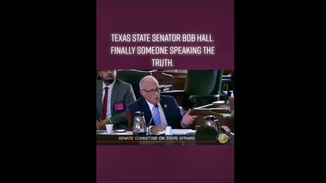 Senator Bob Hall - Pharmaceutical Companies have NO Liability for Vaccine Injuries or Deaths