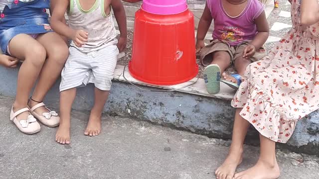 Kids playing together