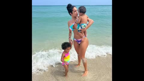 Safaree and Erica Mena Enjoy's A Fun Filled day With Their Kids at the Beach 🥰🏖️