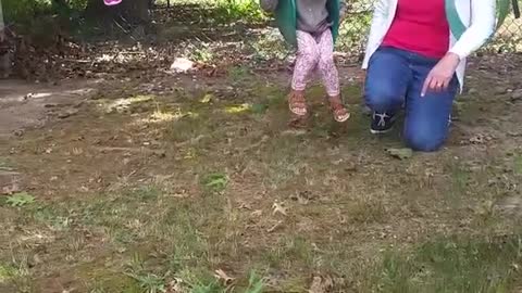 Collab copyright protection - grandma with toddler falls off swing