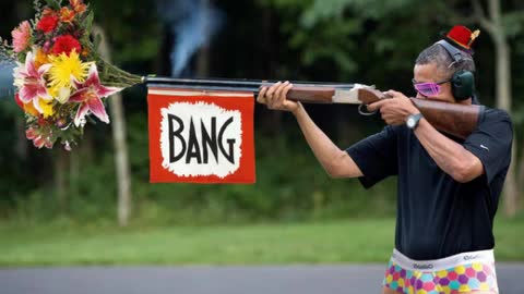 2013: White House Warning: "Do NOT Edit Photo of Obama Shooting a Gun!"