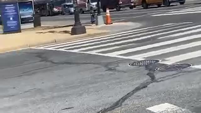 The People's Convoy Rolls on to the Streets of Washington, D.C.