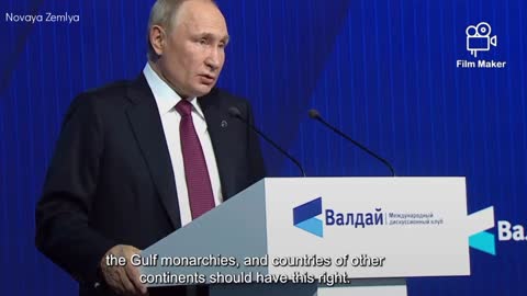 Putin on Russia, the West & the world order