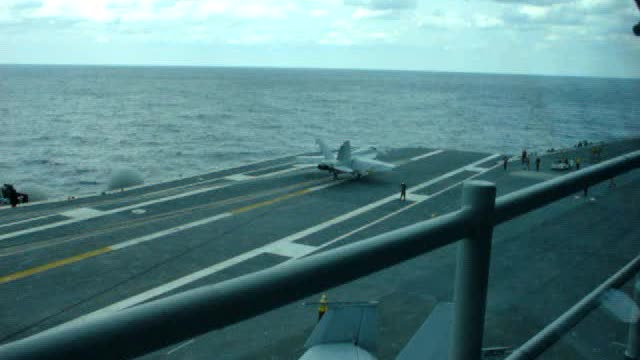 F/A-18 Carrier Landing on USS Kitty Hawk