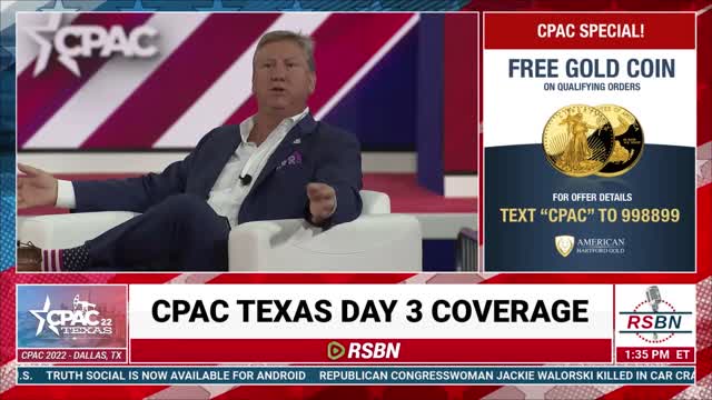 CEO Glenn Story Speaks to CPAC 2022 In Dallas