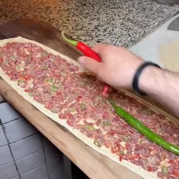 Beef mix huge tasty pizza recipe