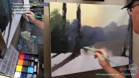 The painting is really wonderful. Bring joy to all. Do you feel it? Happiness 4