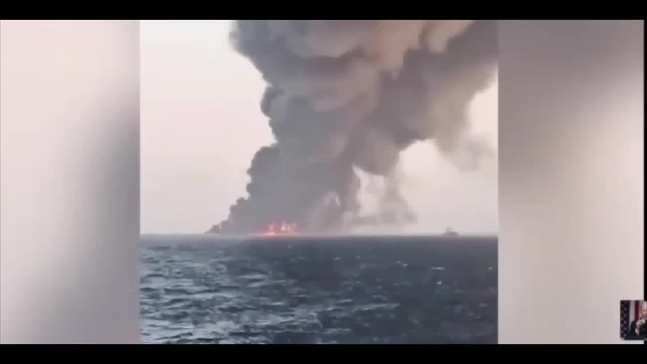 Iran's biggest navy ship, The Kharg, sinks after fire in Gulf of Oman 6 2 2021