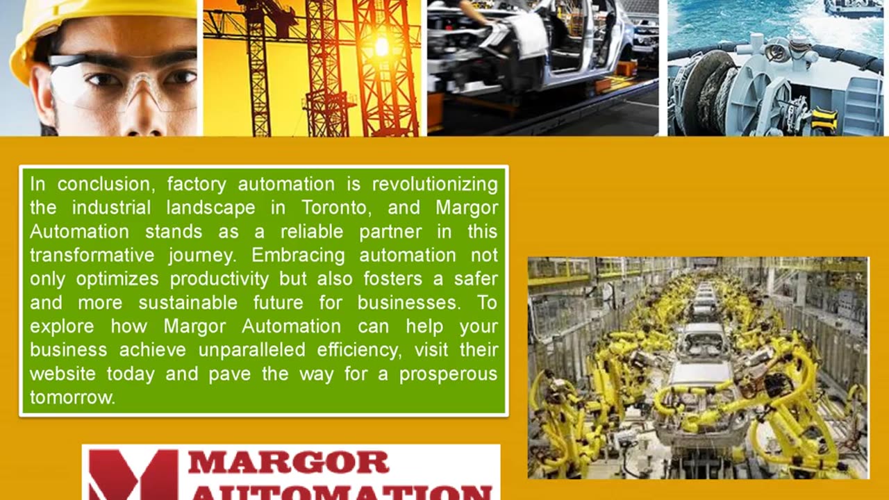 Streamlining Industrial Efficiency with Factory Automation in Toronto