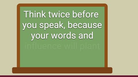 Success Quotes | Think Twice Before You Speak