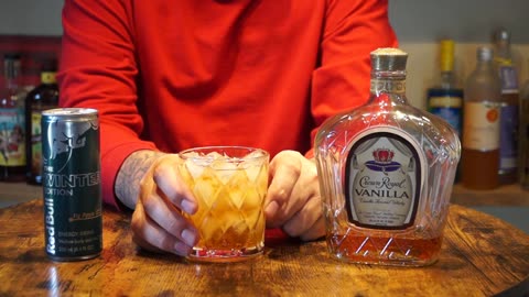Vanilla Crown Royal & Fig Apple Red Bull