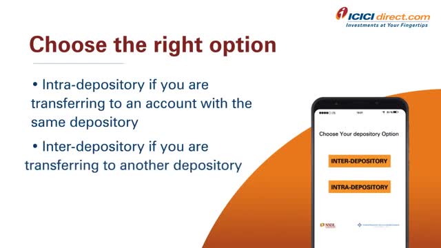 Demat Account - Steps to Transfer Share to another Account - ICICI Direct