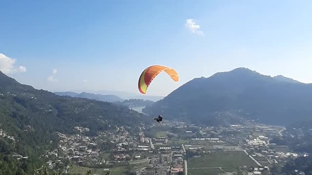Paragliding at one of the best location in India