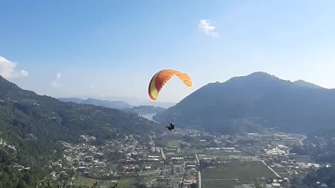 Paragliding at one of the best location in India