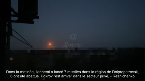 In the morning, the enemy launched 7 missiles at Dnipropetrovsk region, 6 were shot down. Pokrov "