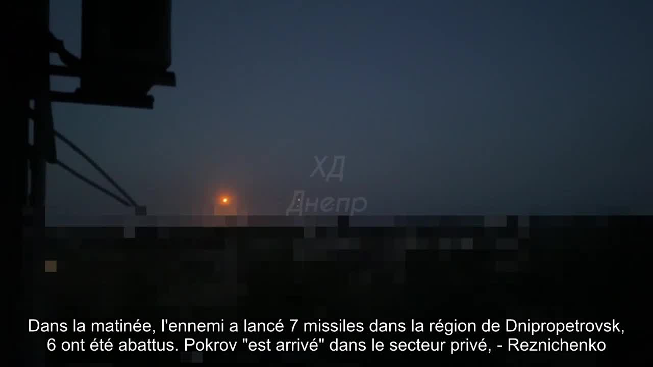 In the morning, the enemy launched 7 missiles at Dnipropetrovsk region, 6 were shot down. Pokrov "